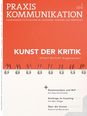 cover image of Praxis Kommunikation 2/2017 Einzelheft